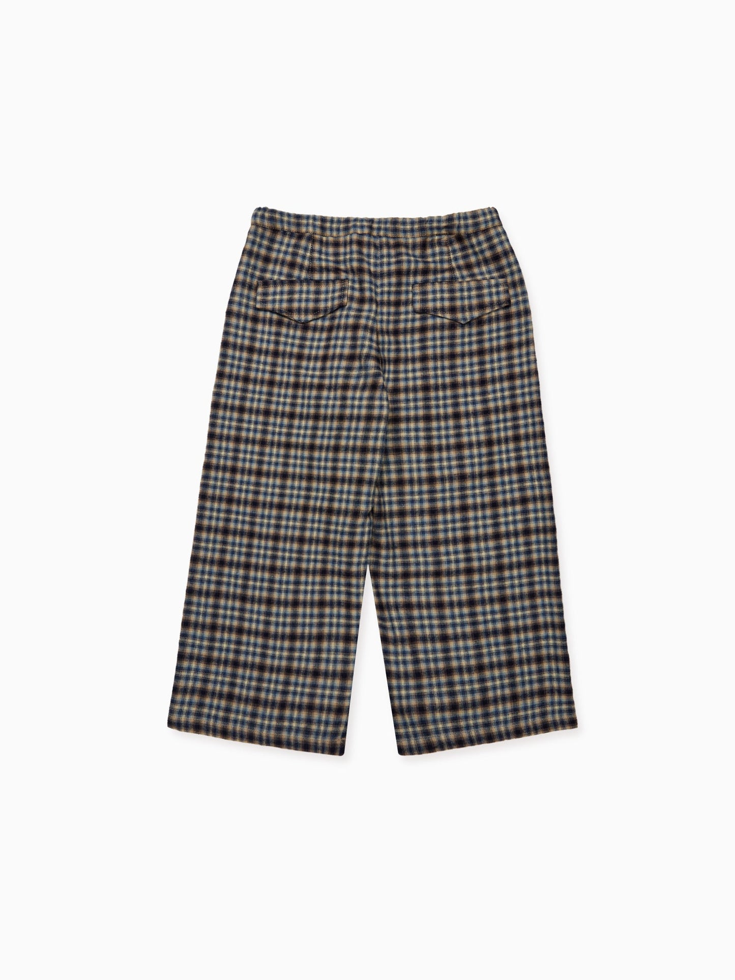 Navy Check Alma Girl Pants