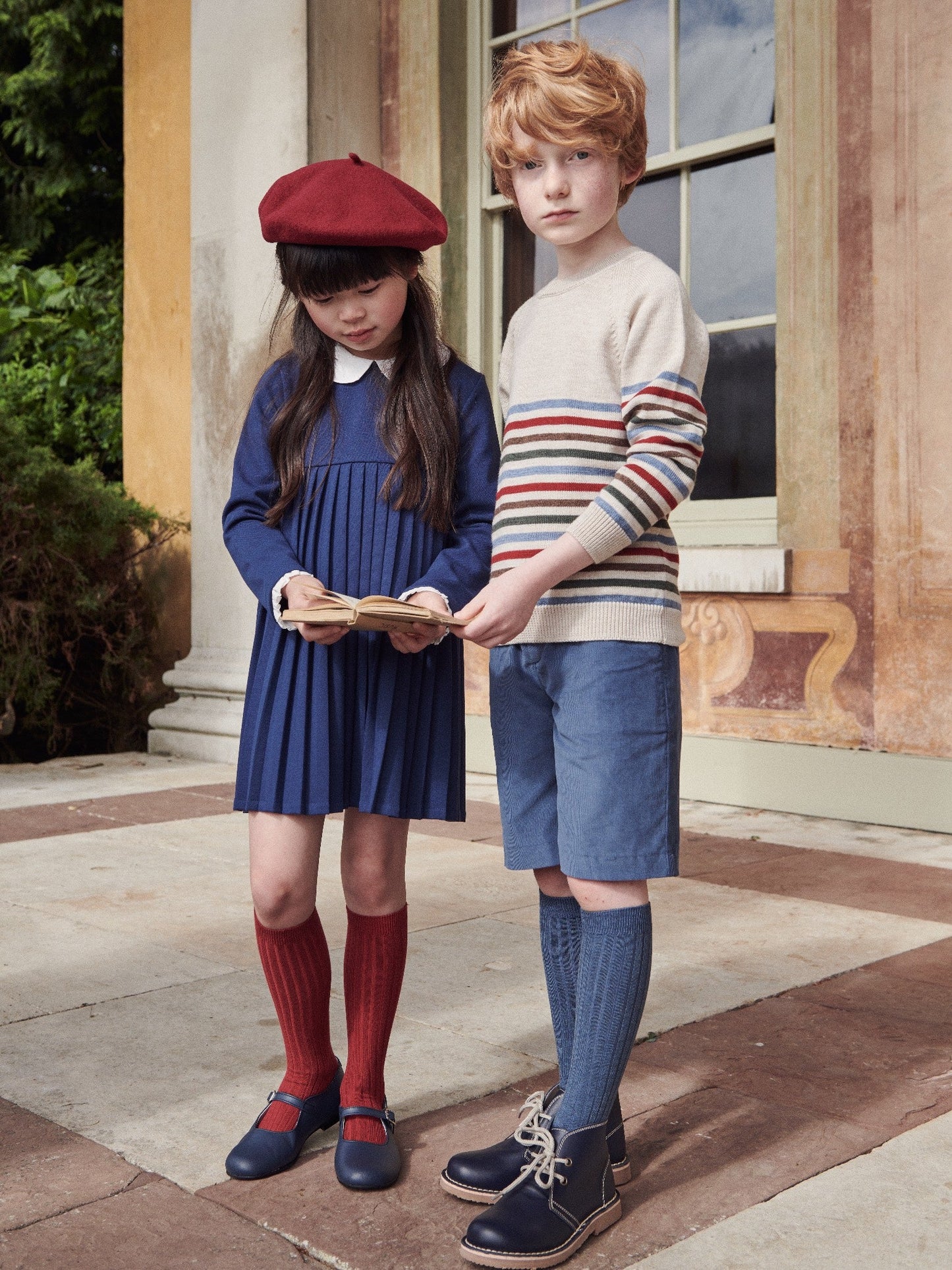 Blue Lucas Corduroy Boy Shorts
