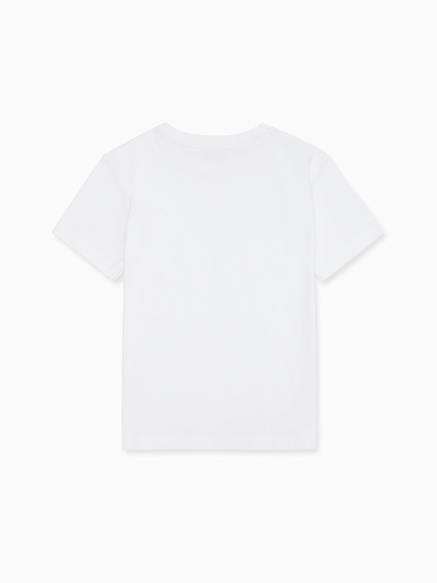 White Arturo Kids Cotton T-Shirt