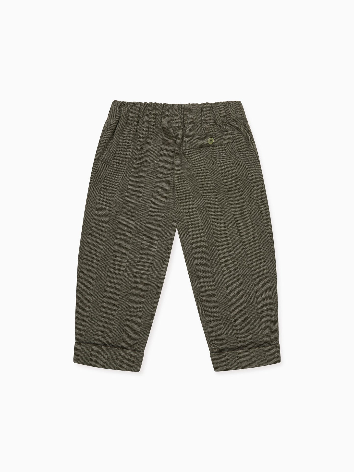 Olive Check Austen Baby Pants