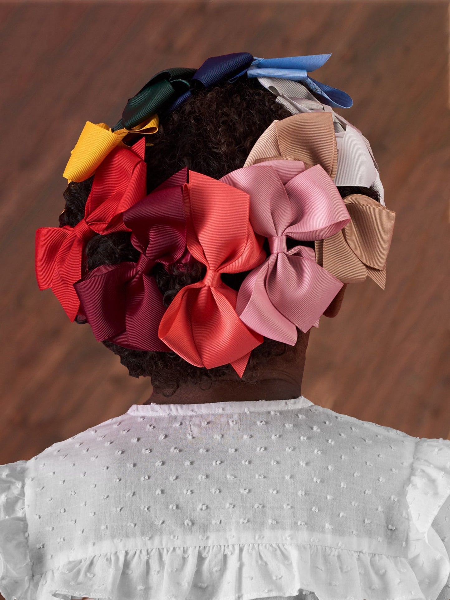 Camel Big Bow Girl Clip