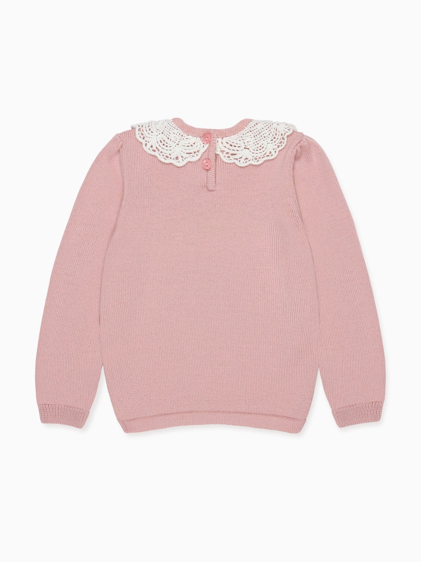 Dusty Pink Blanca Merino Girl Sweater