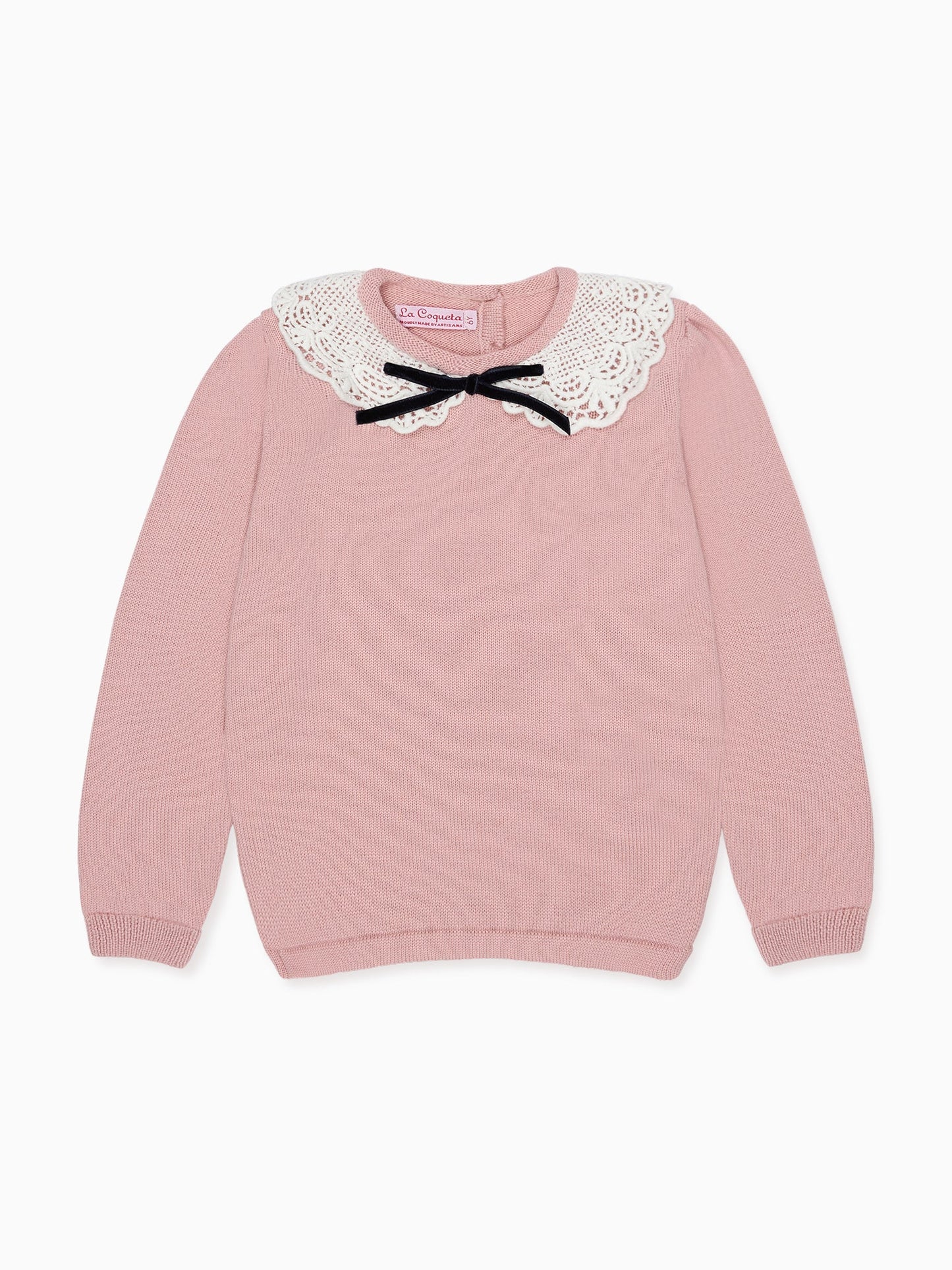 Dusty Pink Blanca Merino Girl Sweater