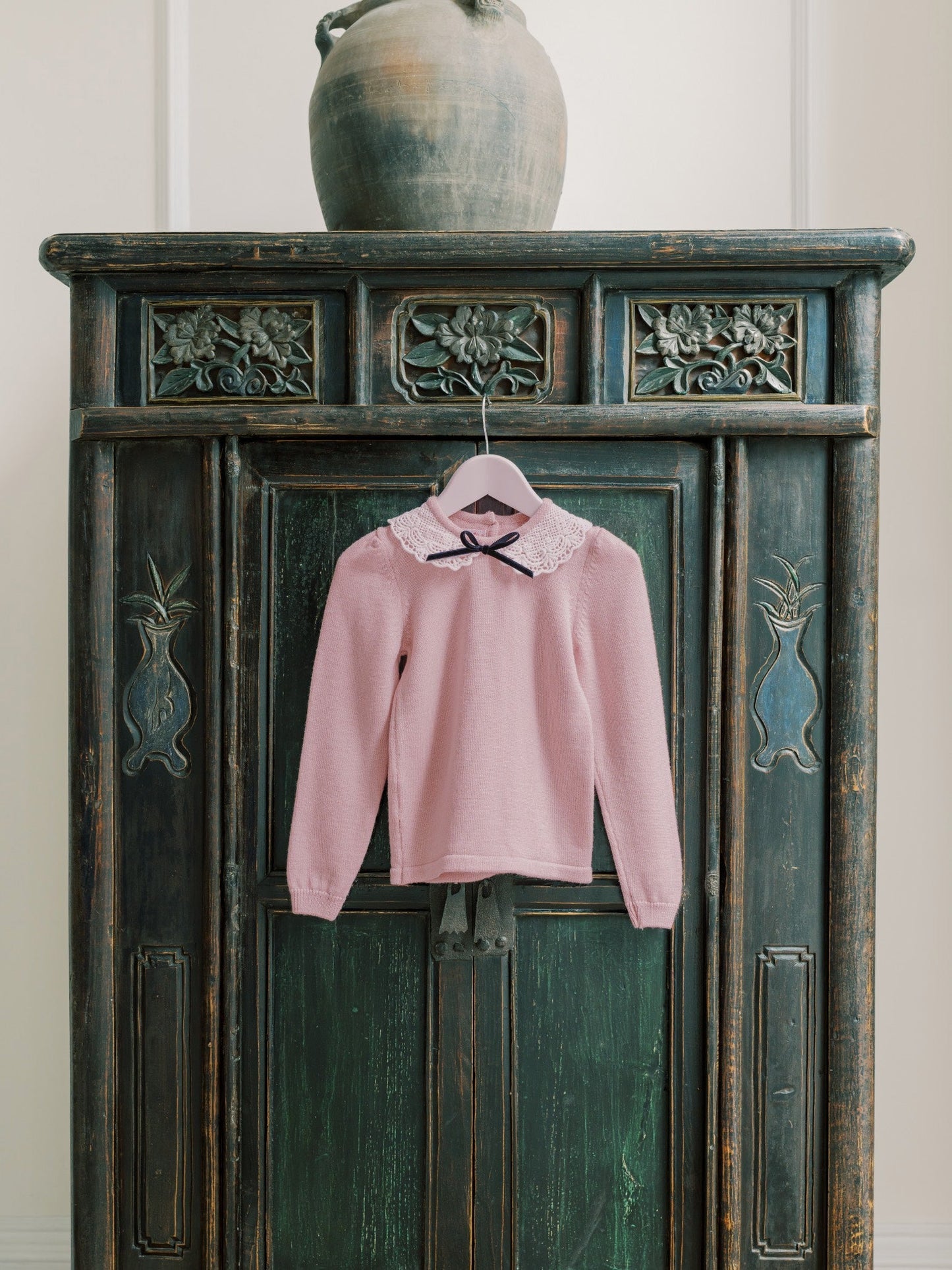 Dusty Pink Blanca Merino Girl Sweater