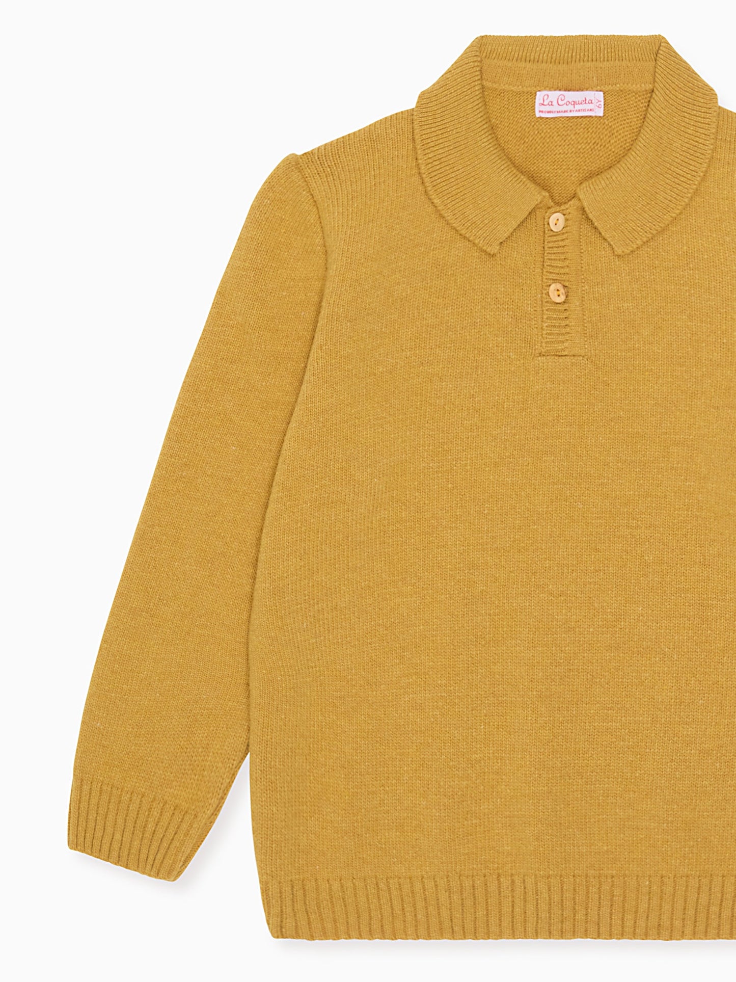 Mustard Brio Merino Boy Sweater