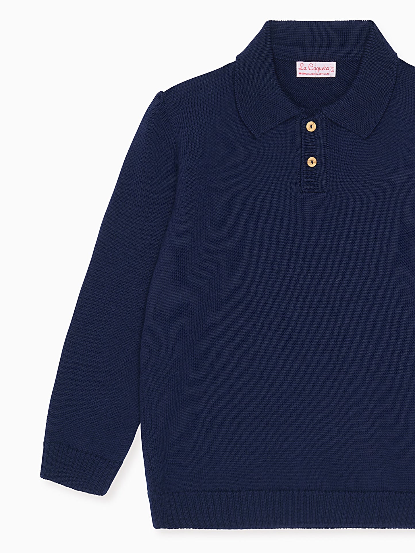 Navy Brio Merino Boy Sweater