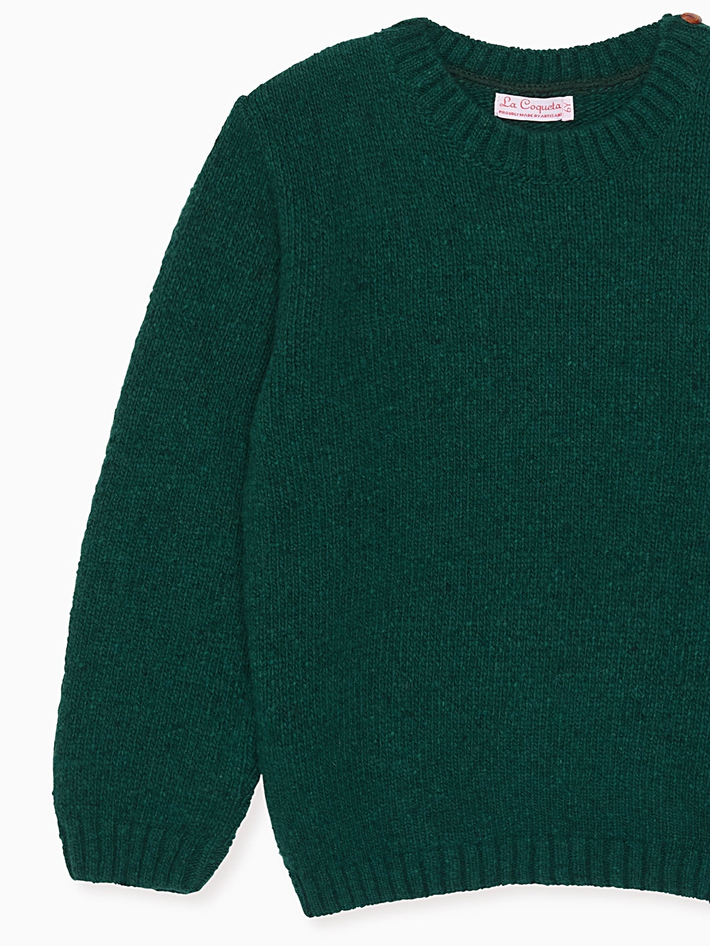 Forest Green Bromo Merino Boy Sweater