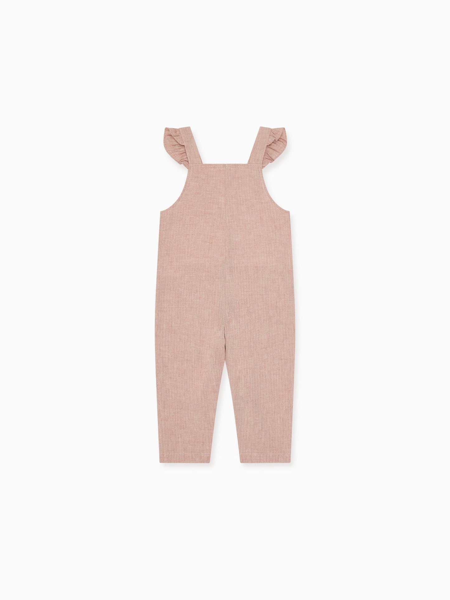 Dusty Pink Delphina Baby Girl Overalls