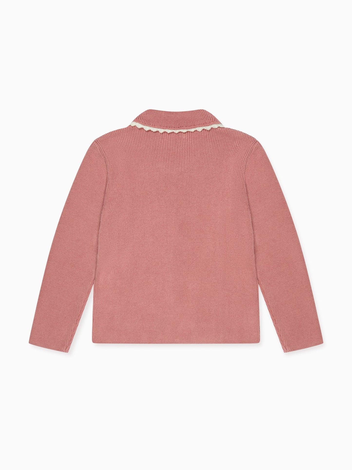 Dark Rose Eldora Merino Girl Cardigan
