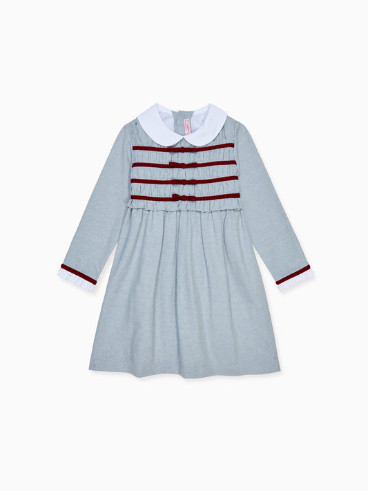 Light Blue Garcia Girl Dress