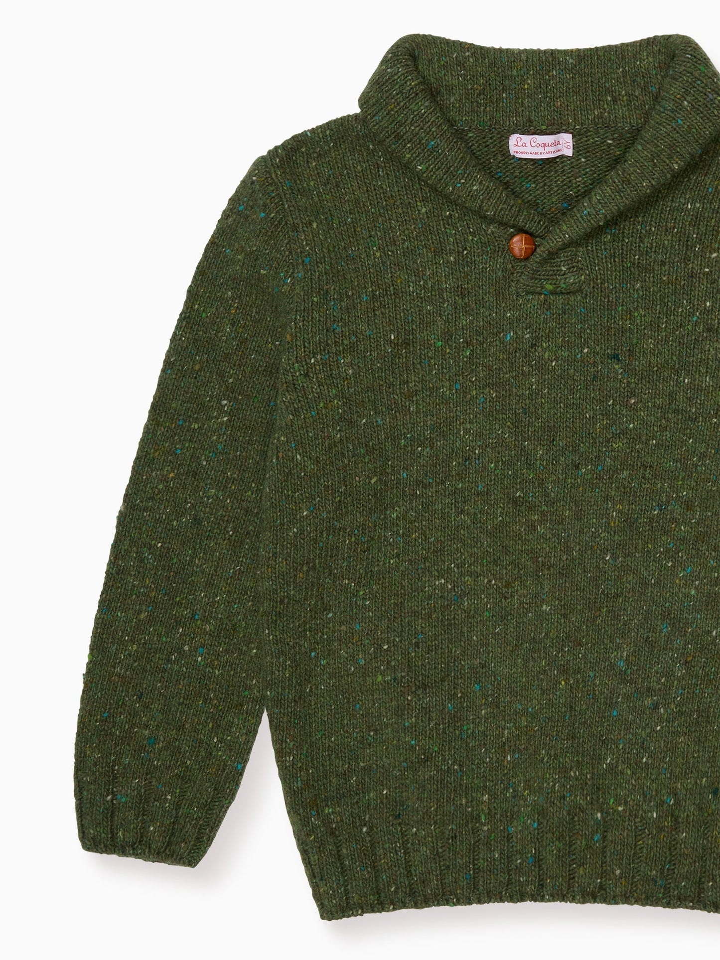 Olive Green Goyo Merino Boy Sweater