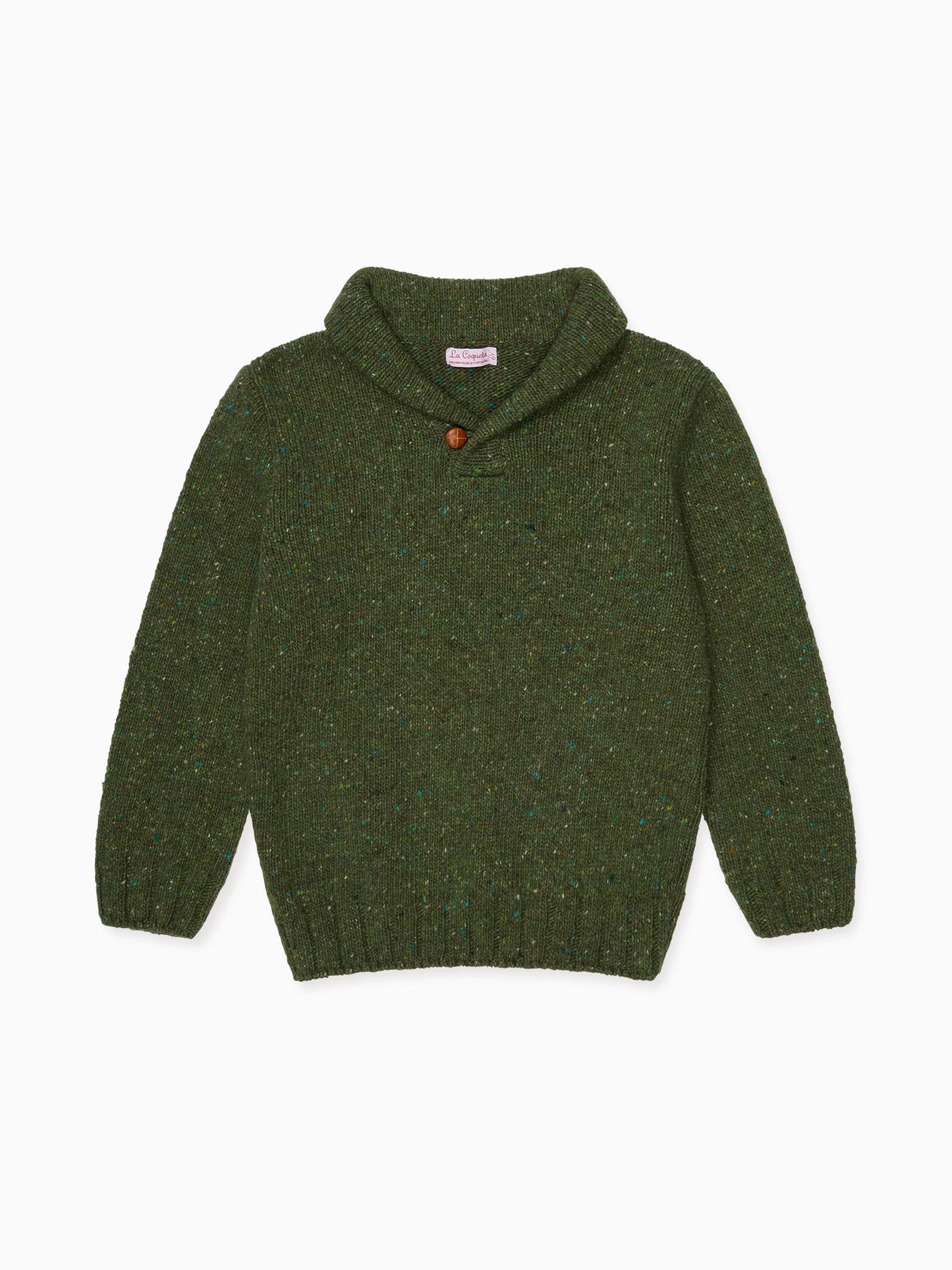 Olive Green Goyo Merino Boy Sweater