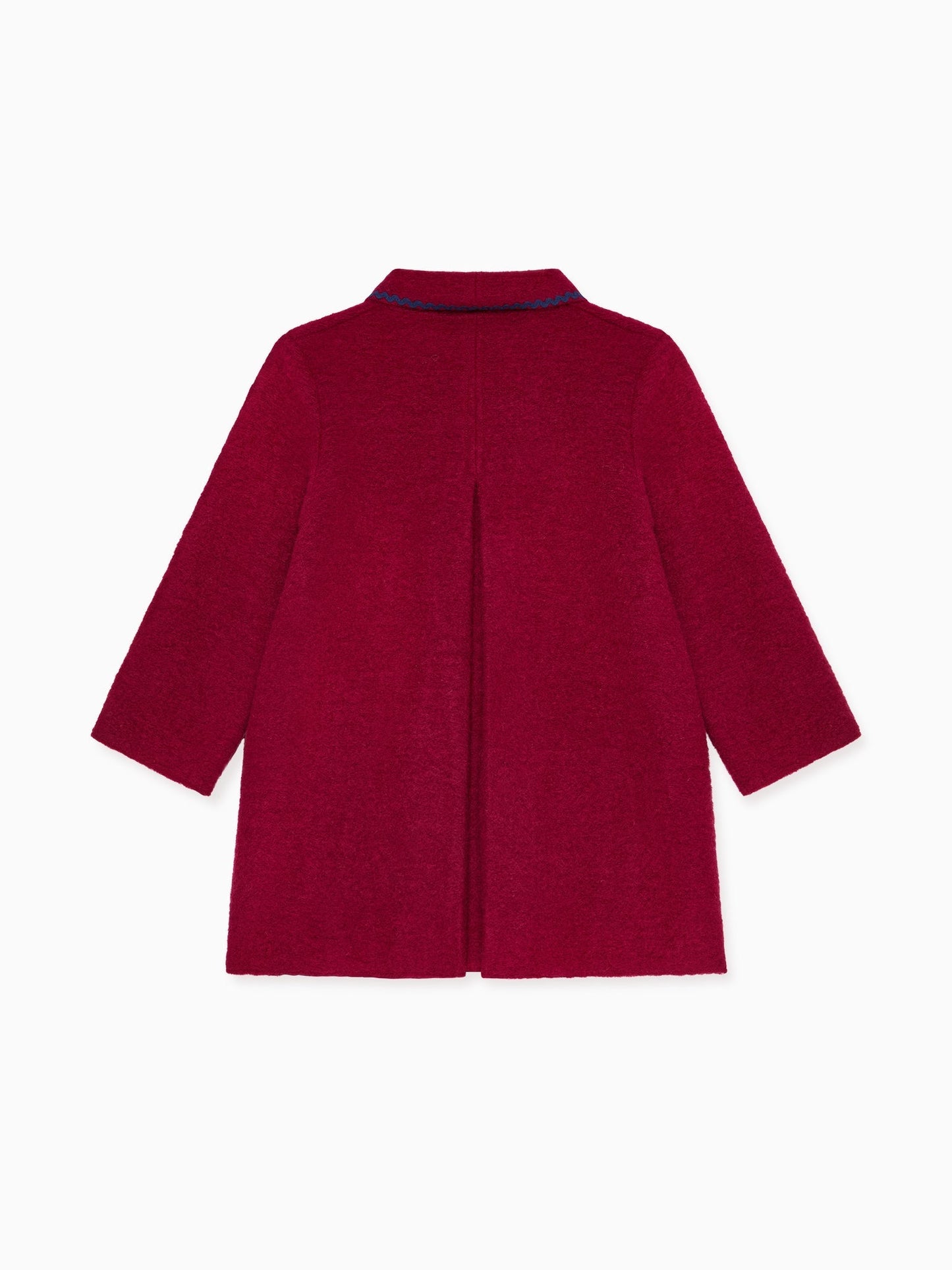 Burgundy Henrietta Girl Coat