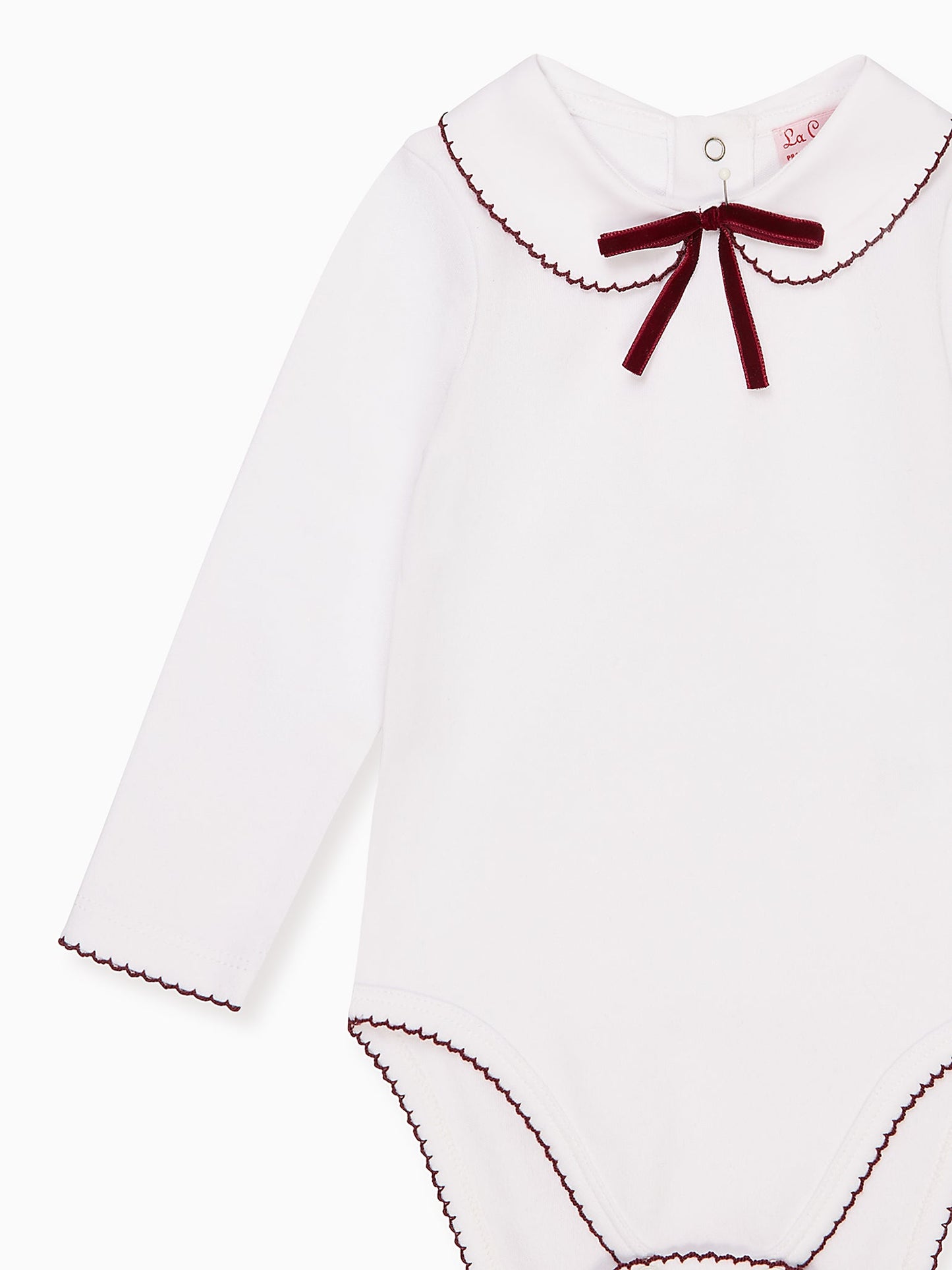 White Lirio Baby Bodysuit