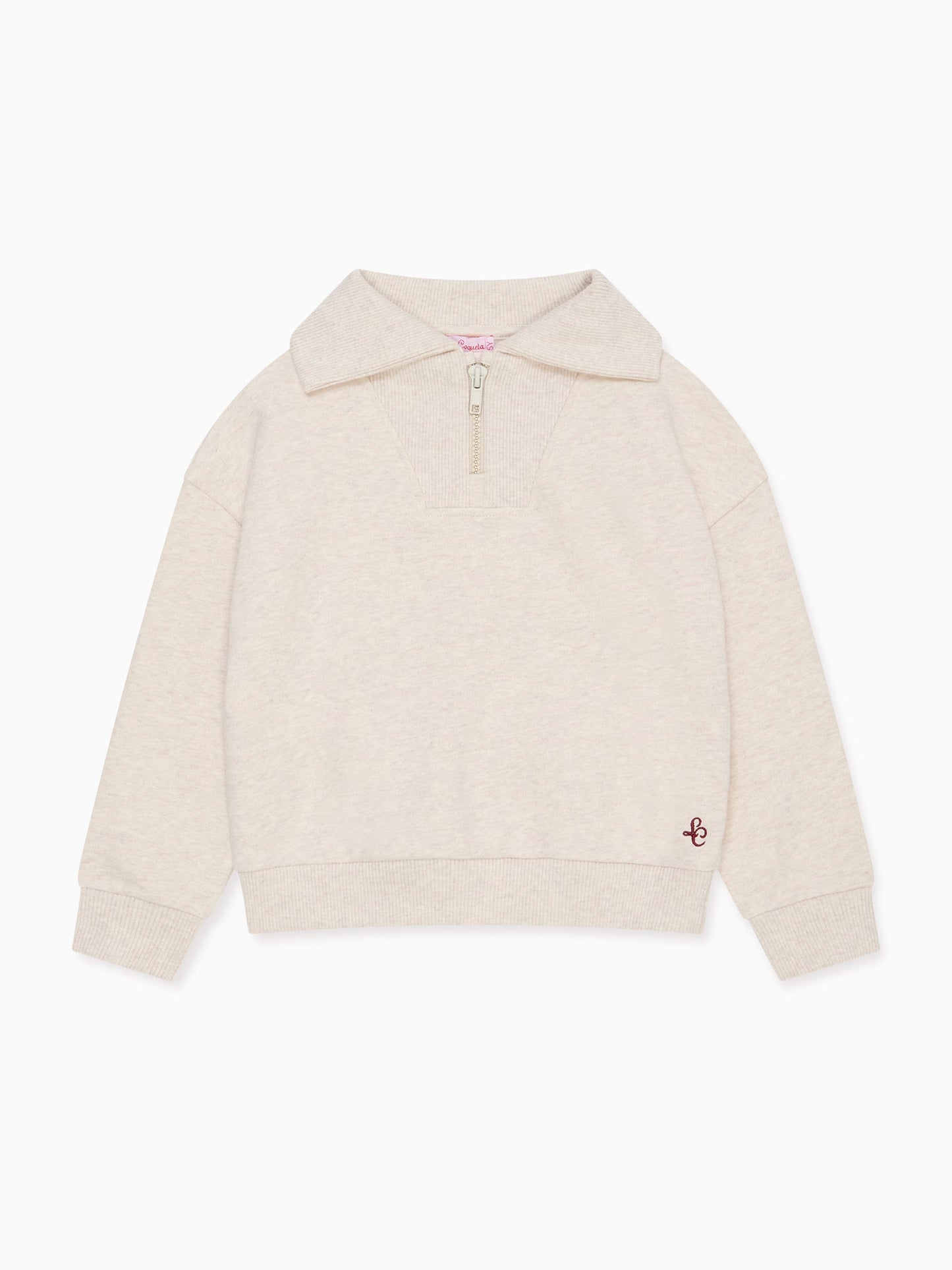 Oatmeal Laza Kids Sweatshirt