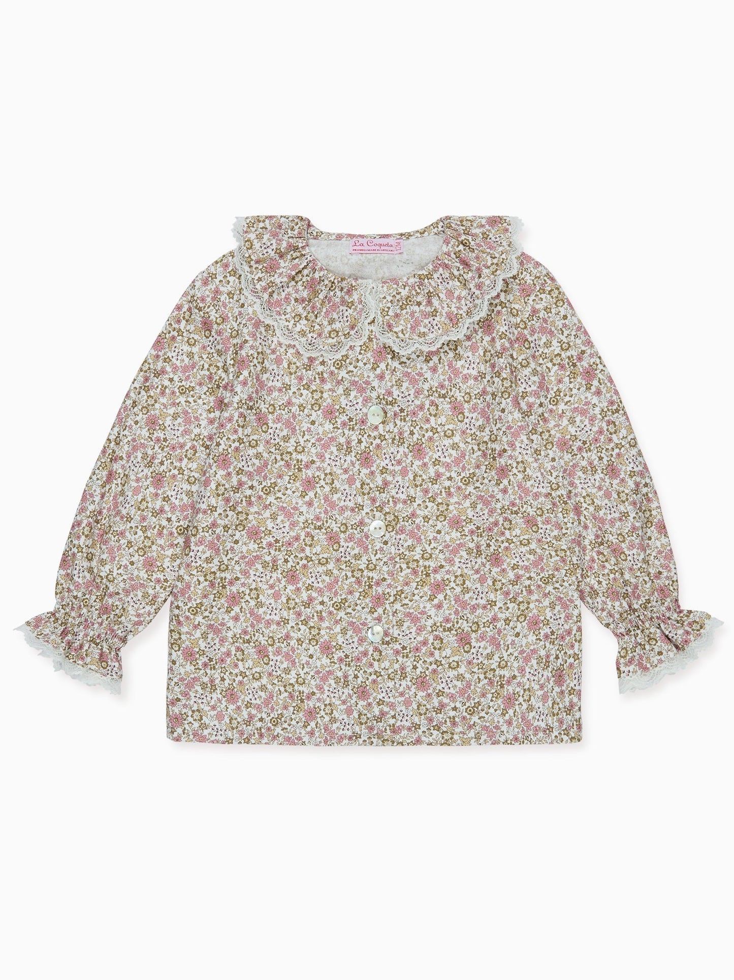 Lila Baby Girl Shirt & Delphina Baby Girl Dungarees Outfit Bundle