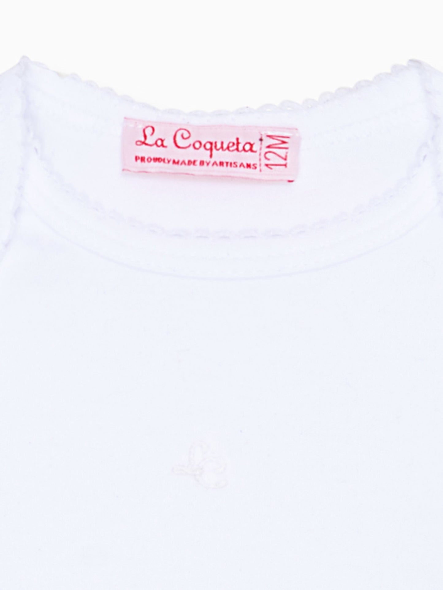 White Lonza Baby Bodysuit