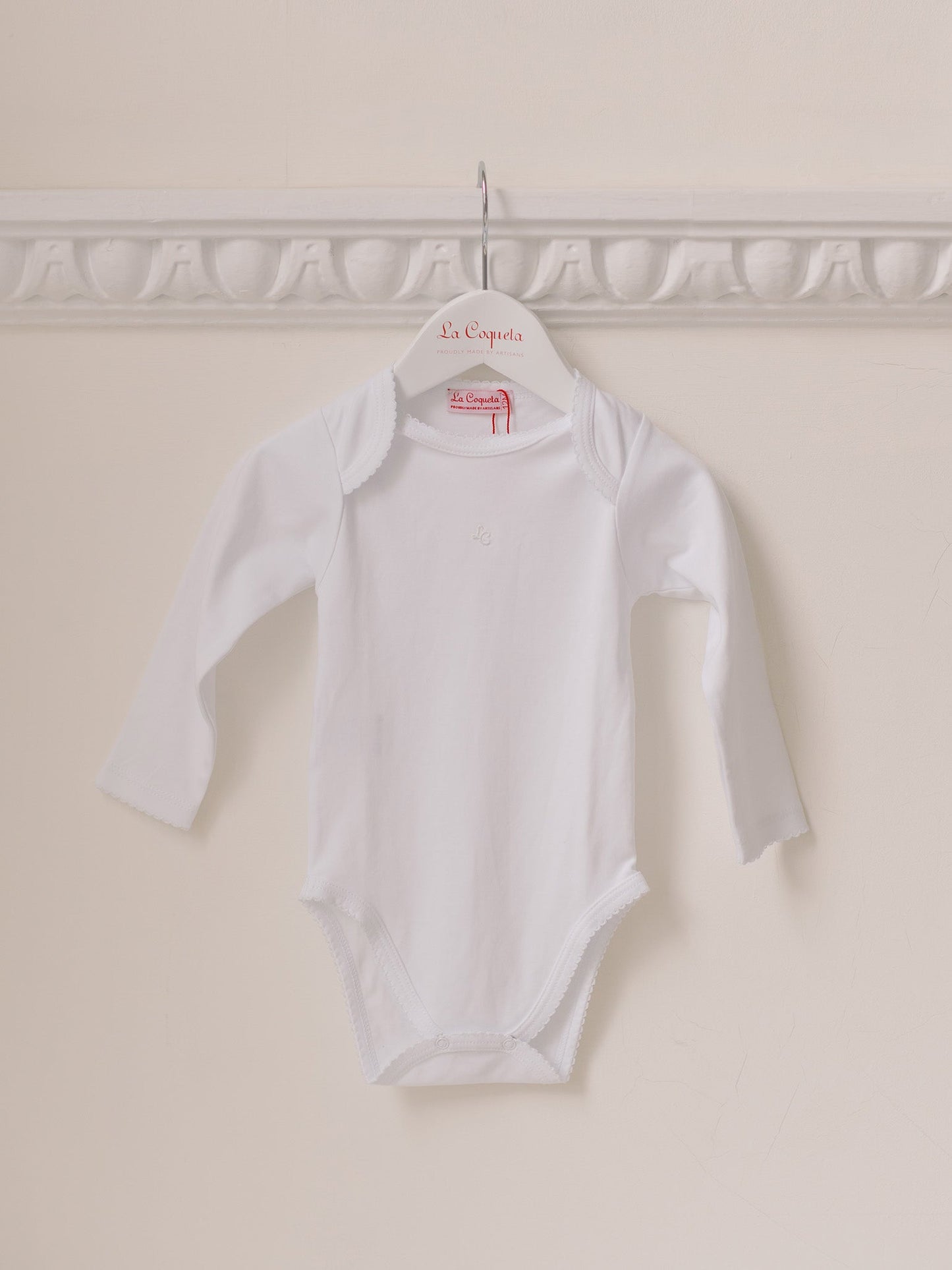 White Lonza Baby Bodysuit