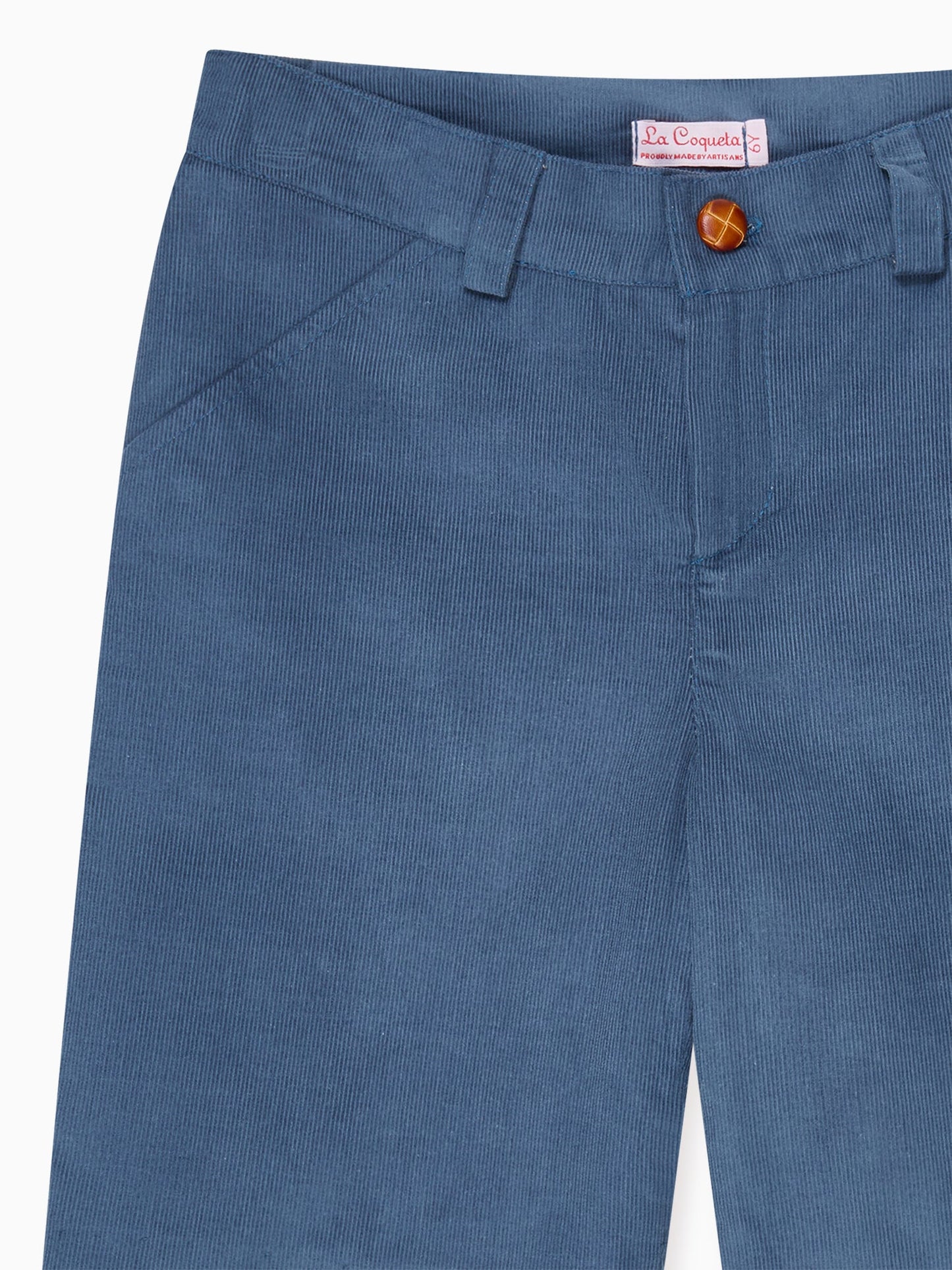 Blue Lucas Corduroy Boy Shorts