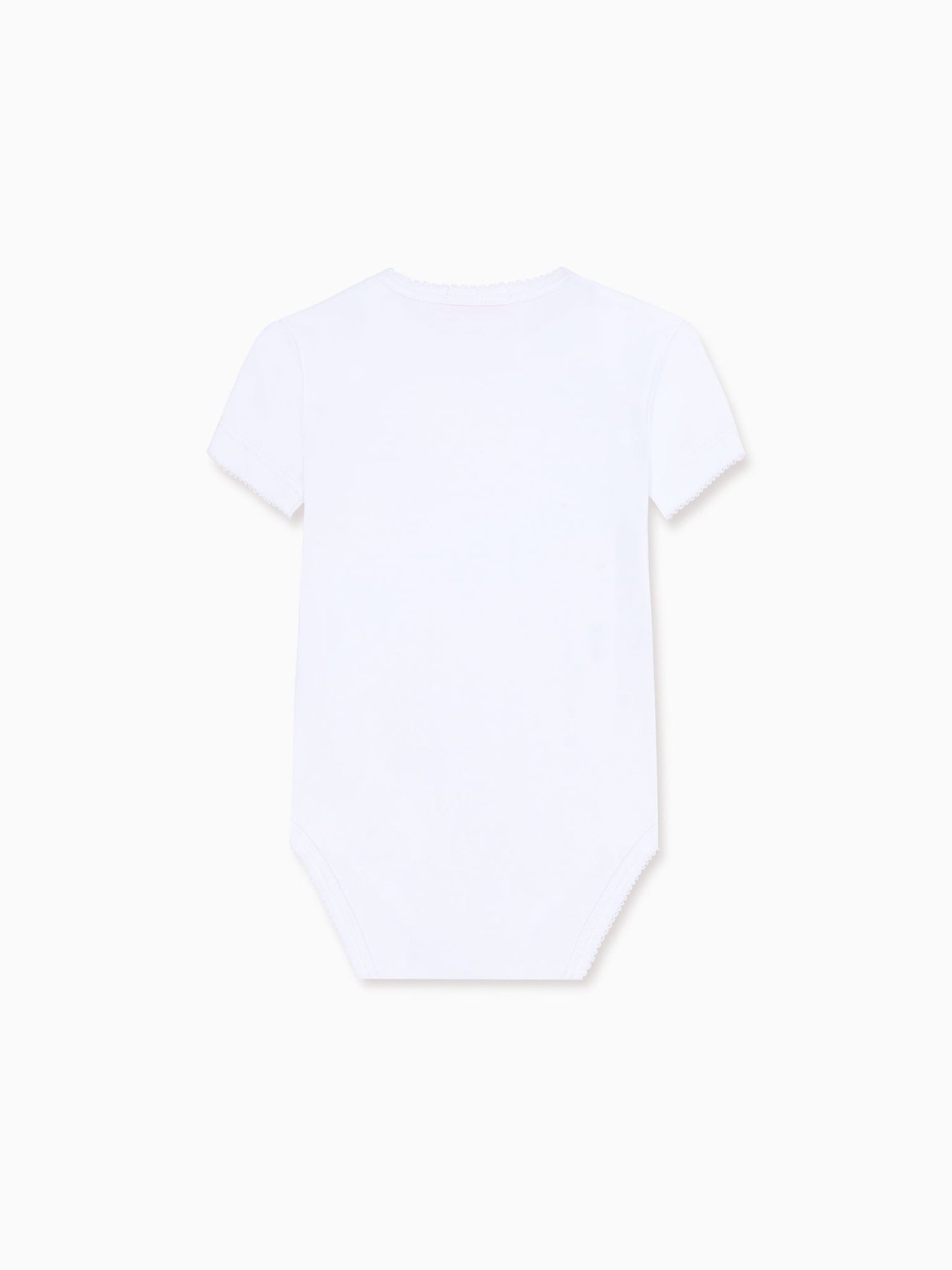 White Lupe Baby Bodysuit
