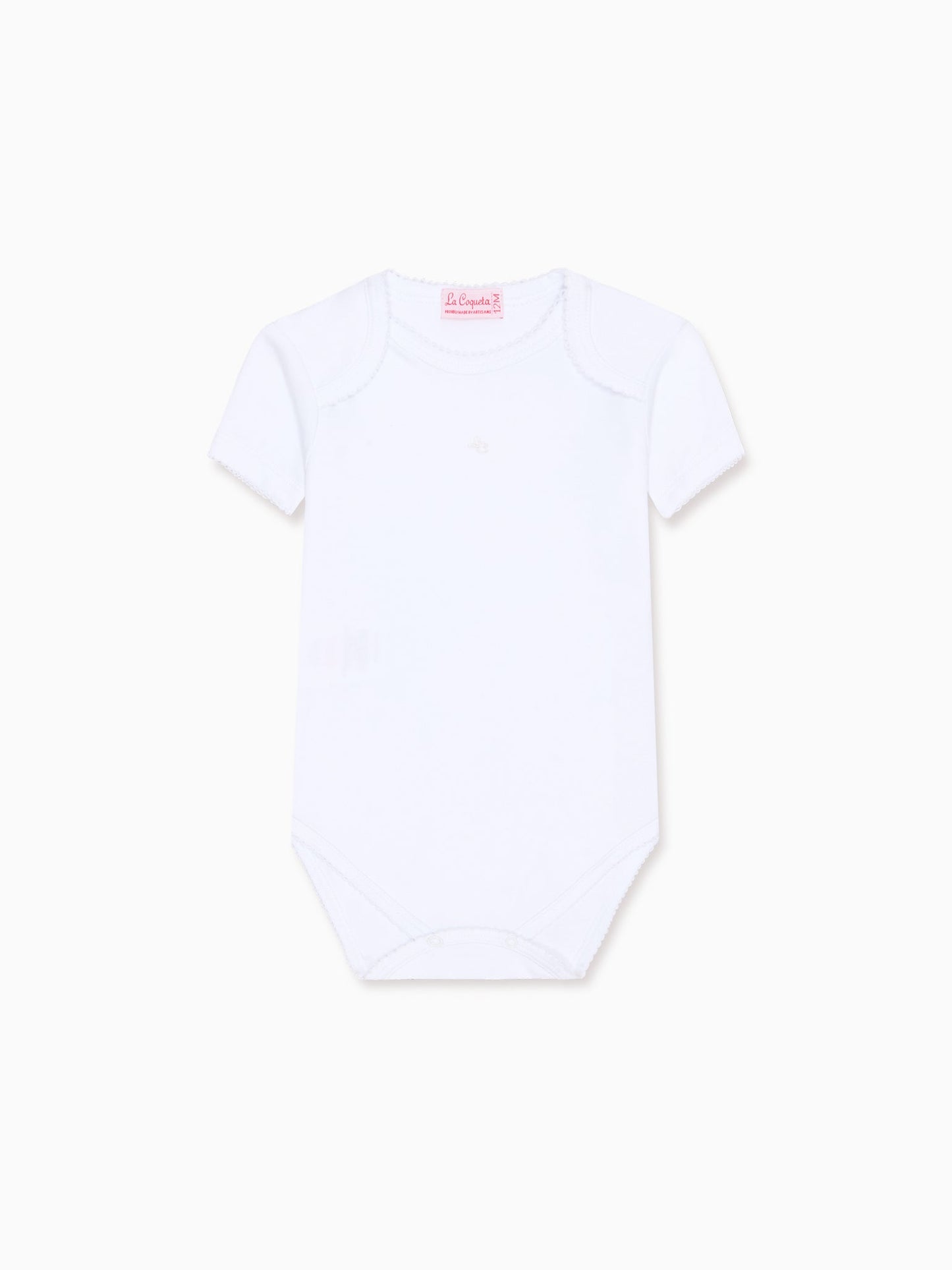 White Lupe Baby Bodysuit