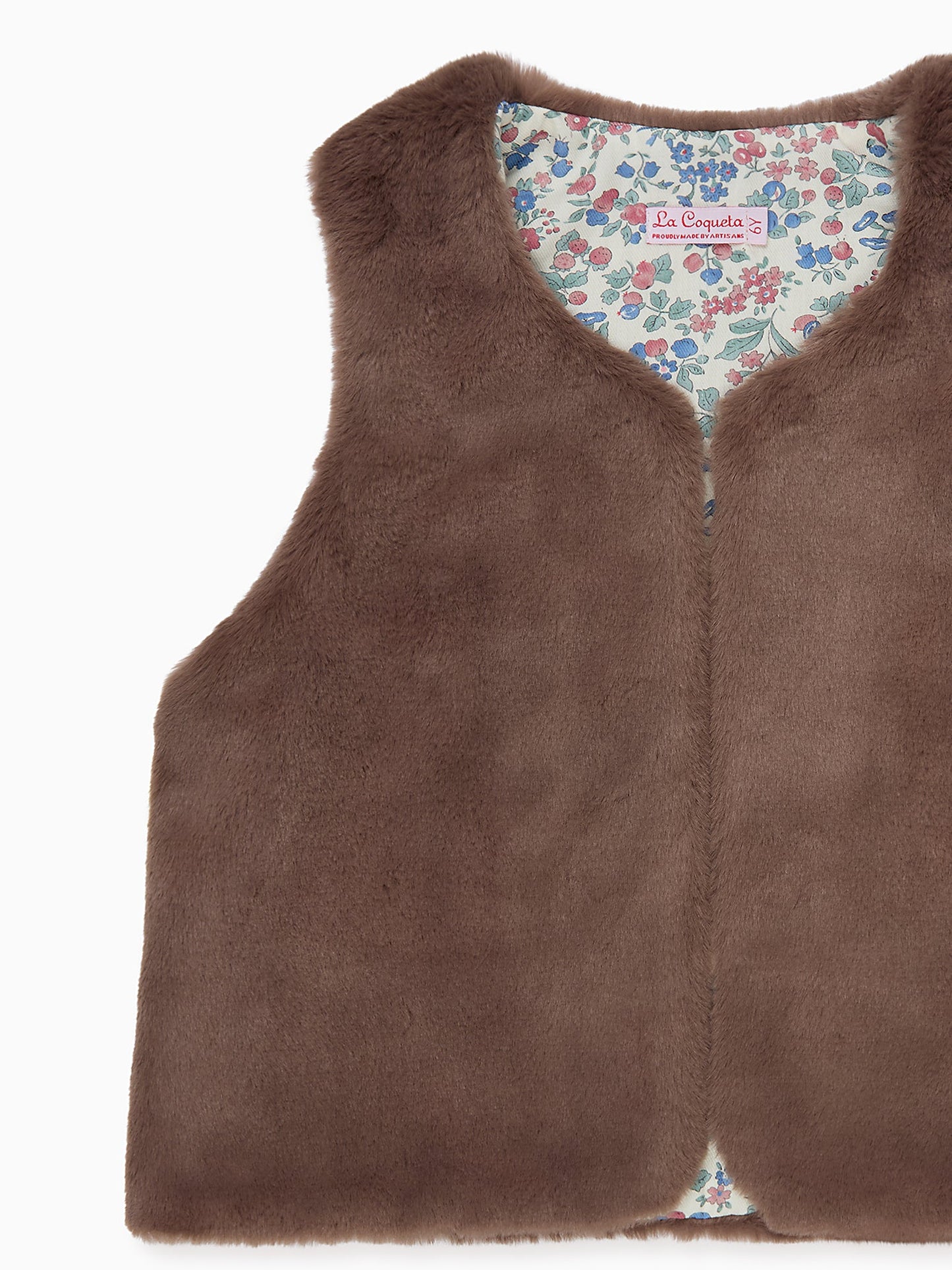 Raisin Brown Marisol Girl Vest