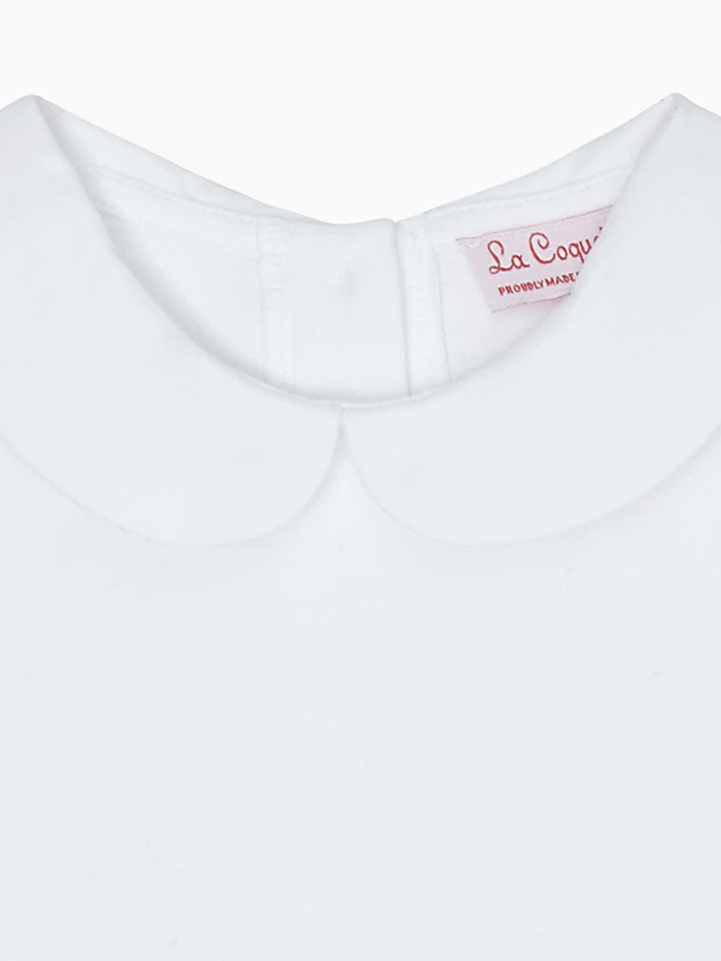 White Milo Cotton Baby Top