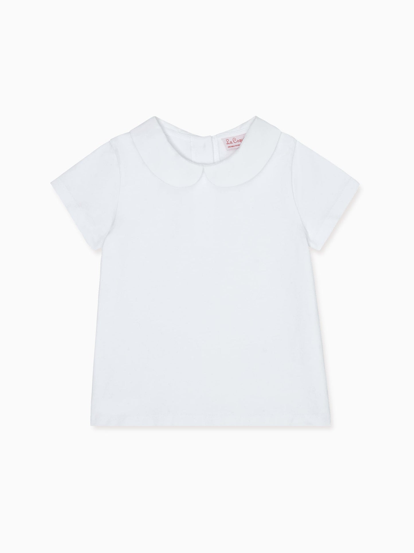 White Milo Cotton Baby Top