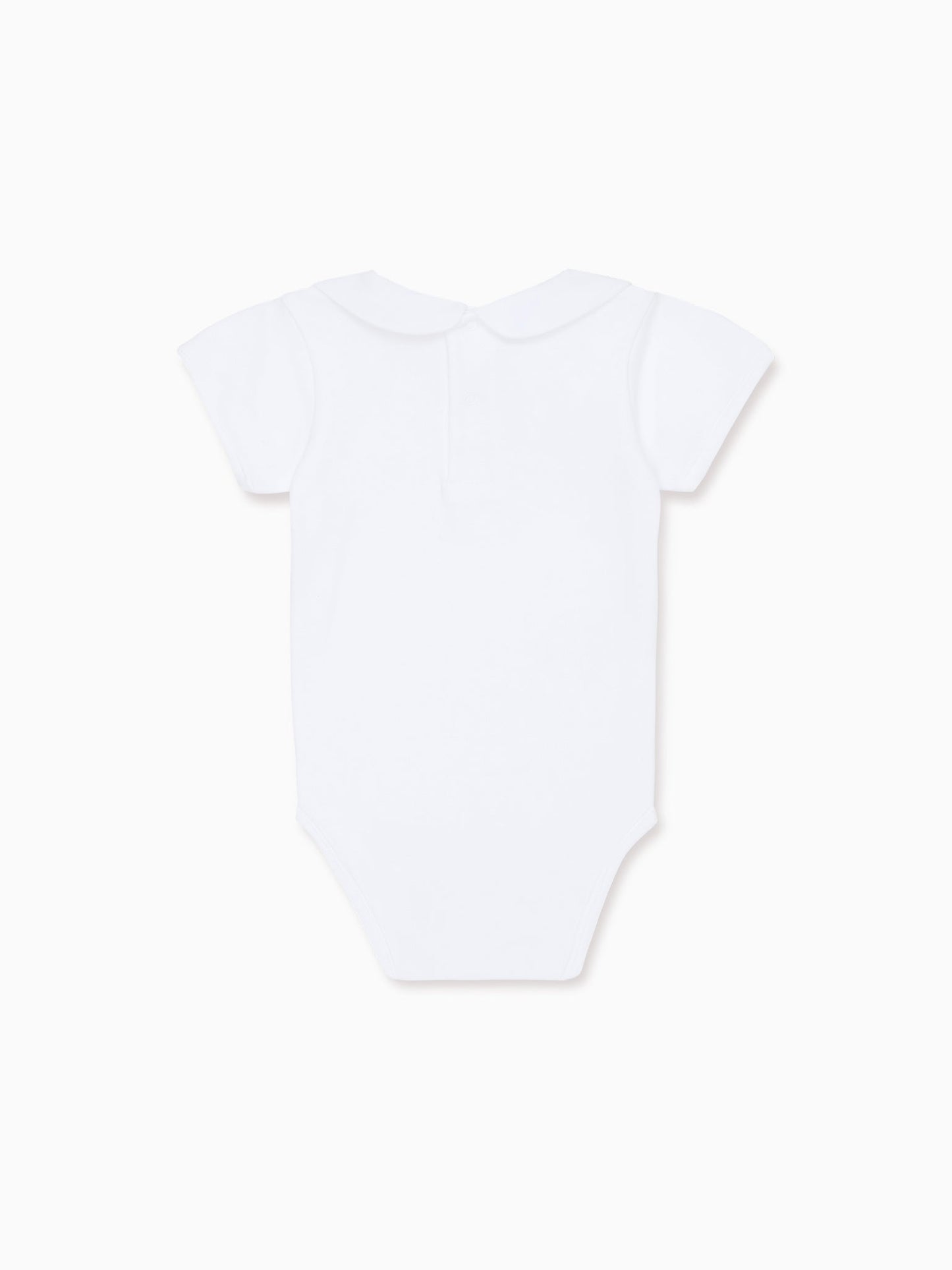 White Perla Baby Bodysuit