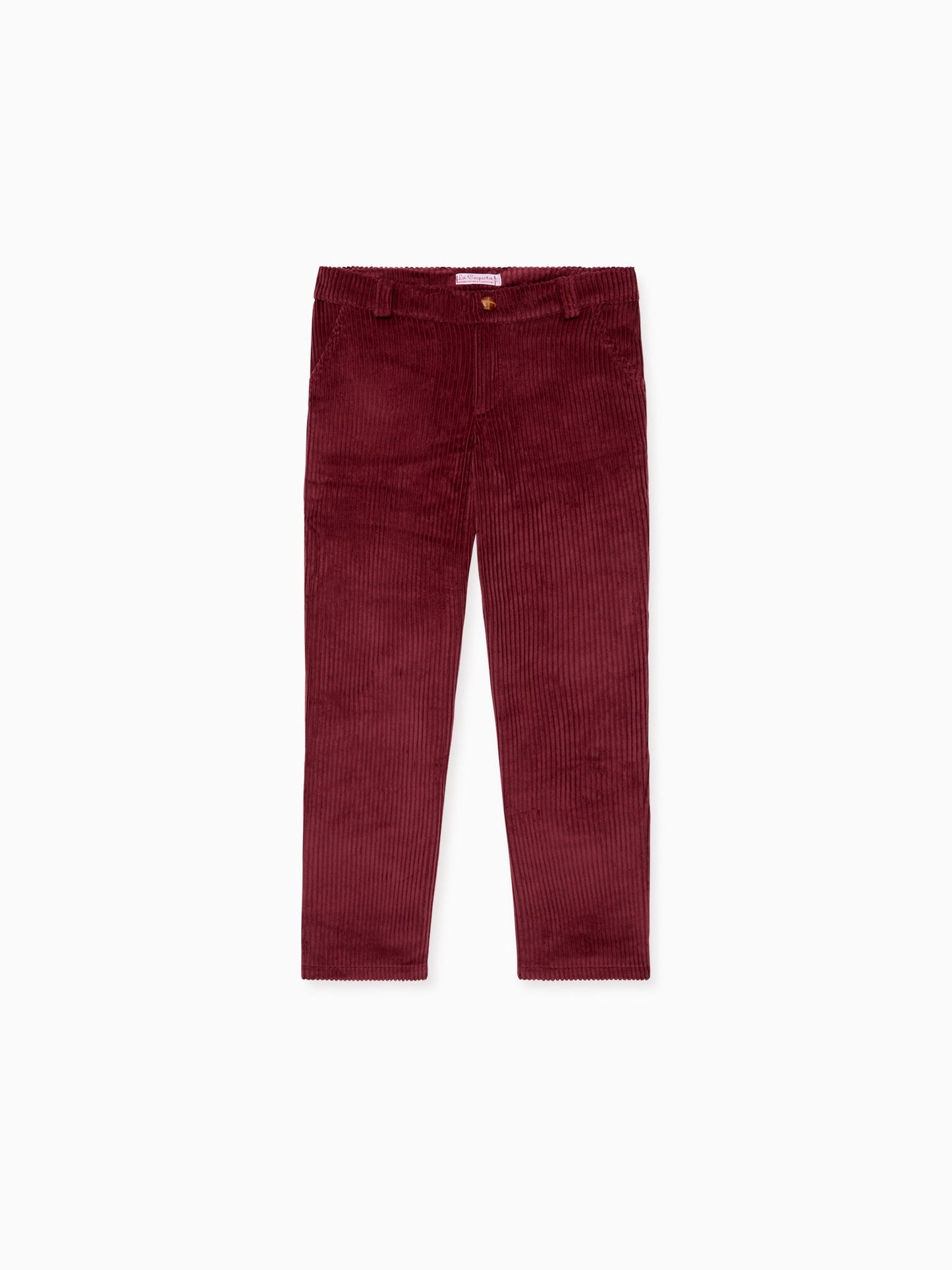 Burgundy Reinaldo Corduroy Boy Pants