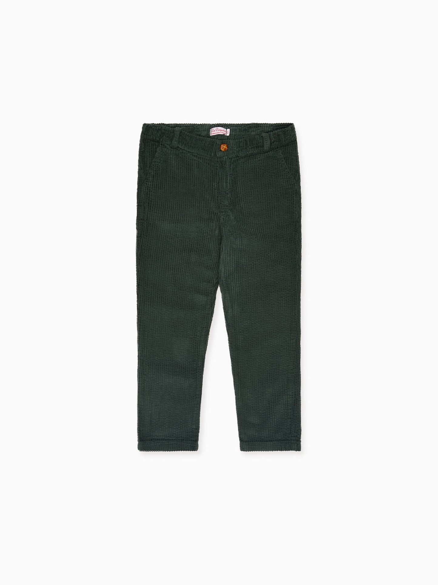 Olive Green Reinaldo Corduroy Boy Pants