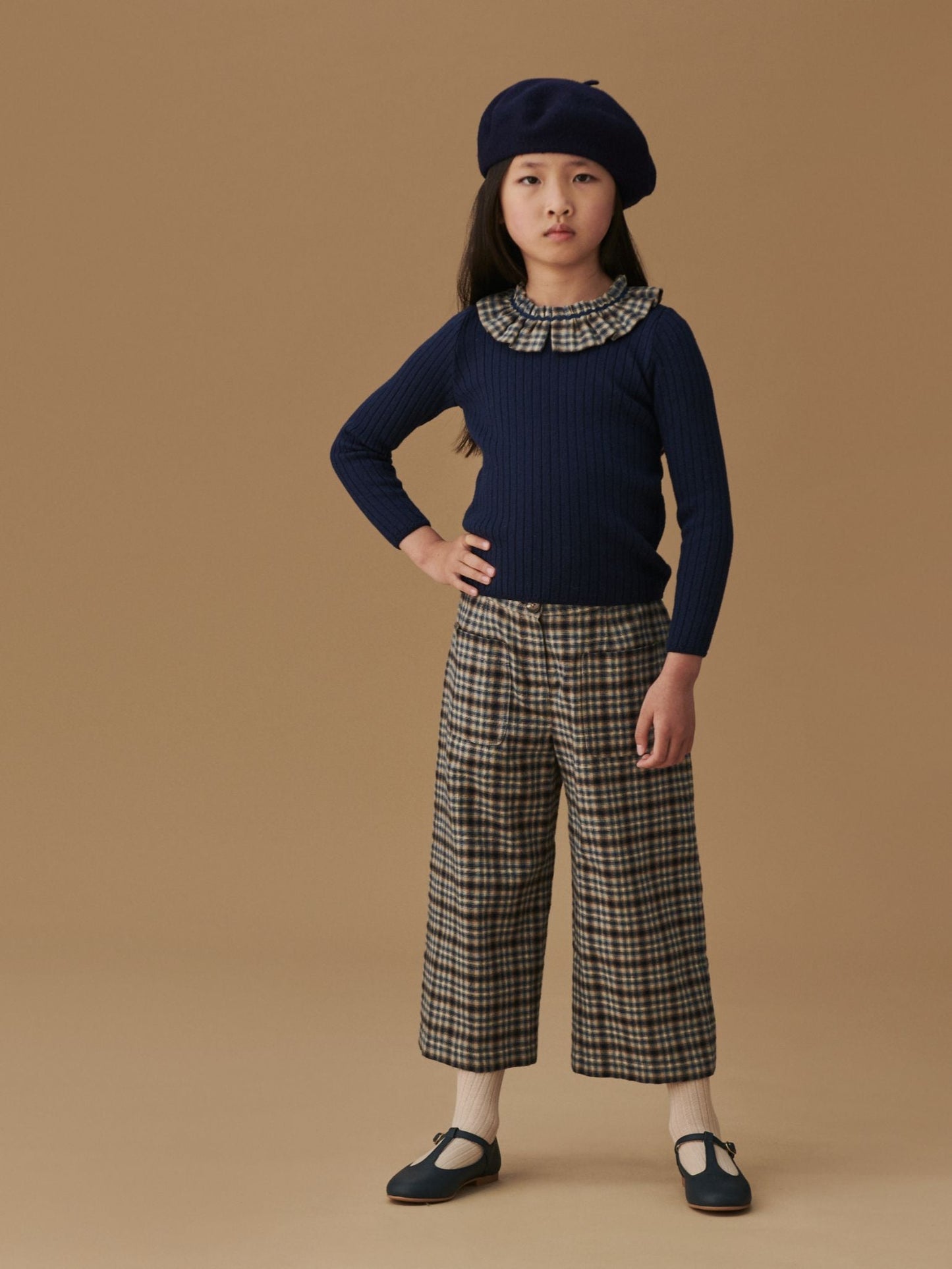 Navy Tavi Merino Girl Sweater