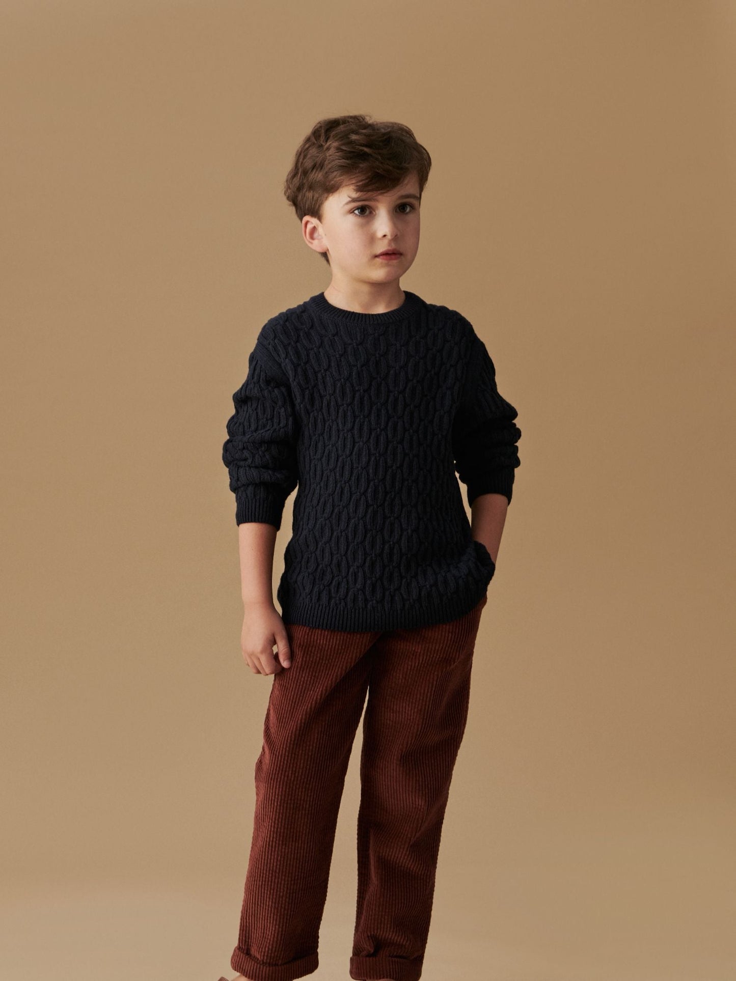 Toffee Benito Corduroy Boy Pants