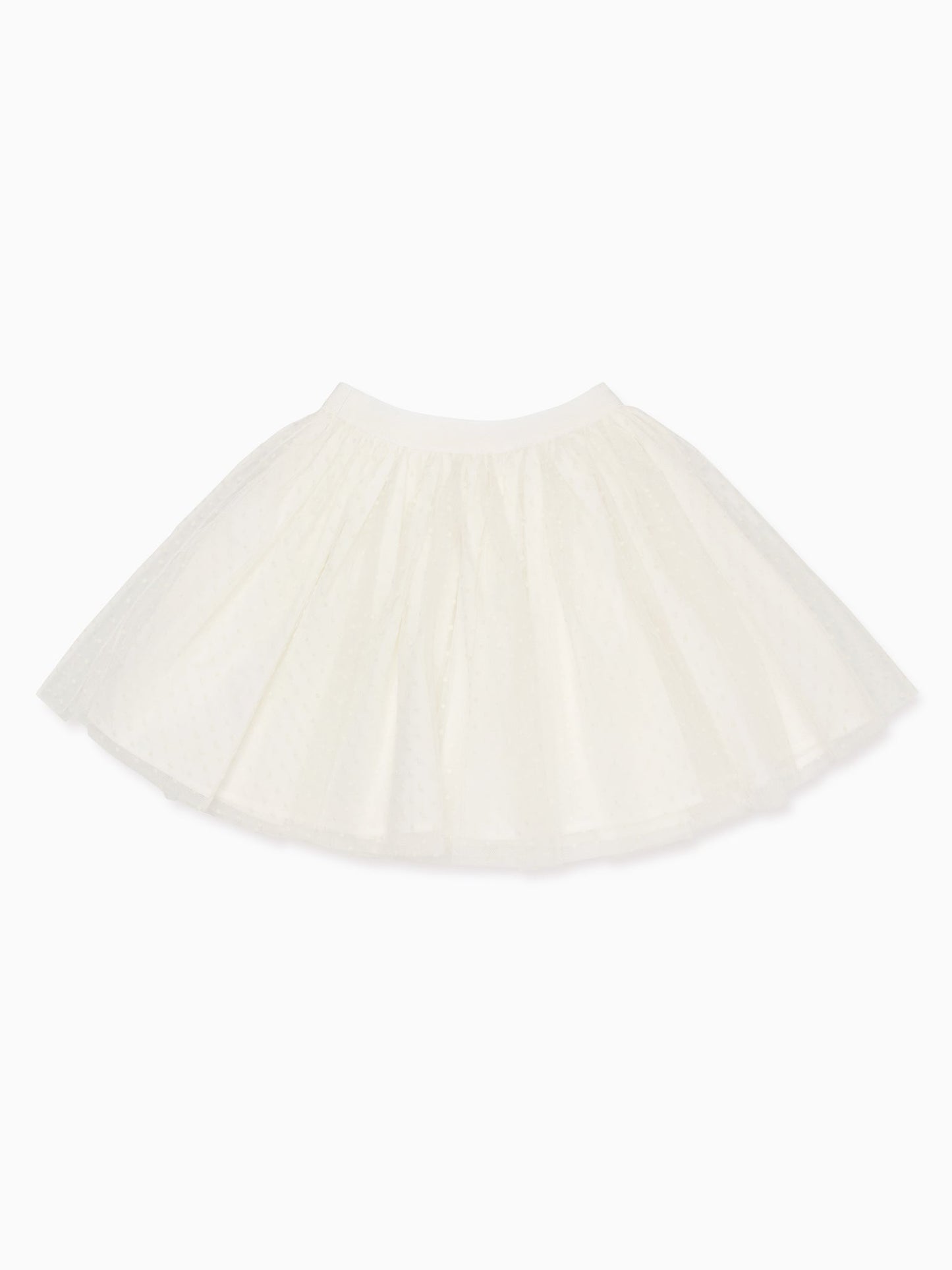 Ivory Tulipan Ceremony Girl Tulle Skirt