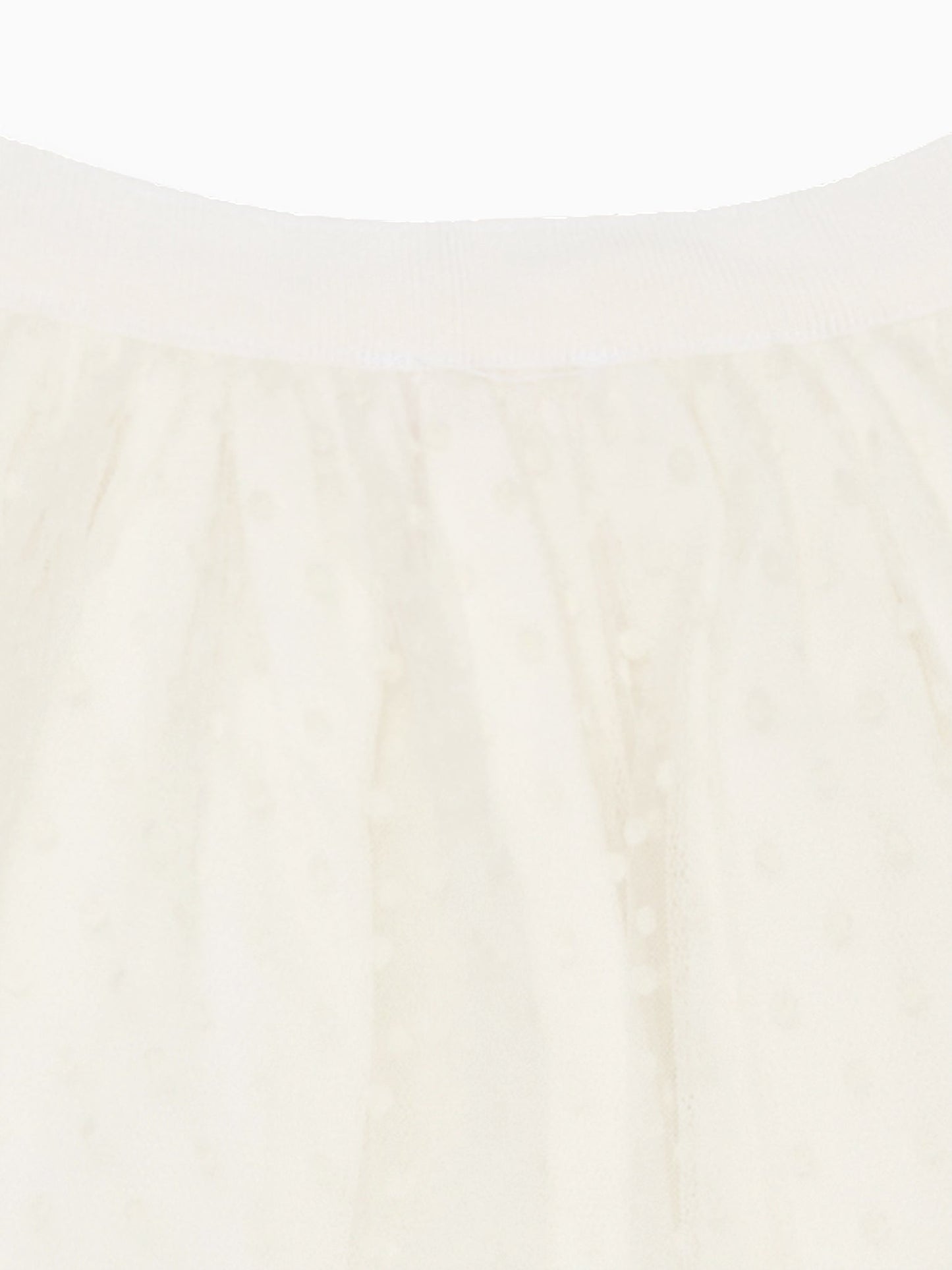 Ivory Tulipan Ceremony Girl Tulle Skirt