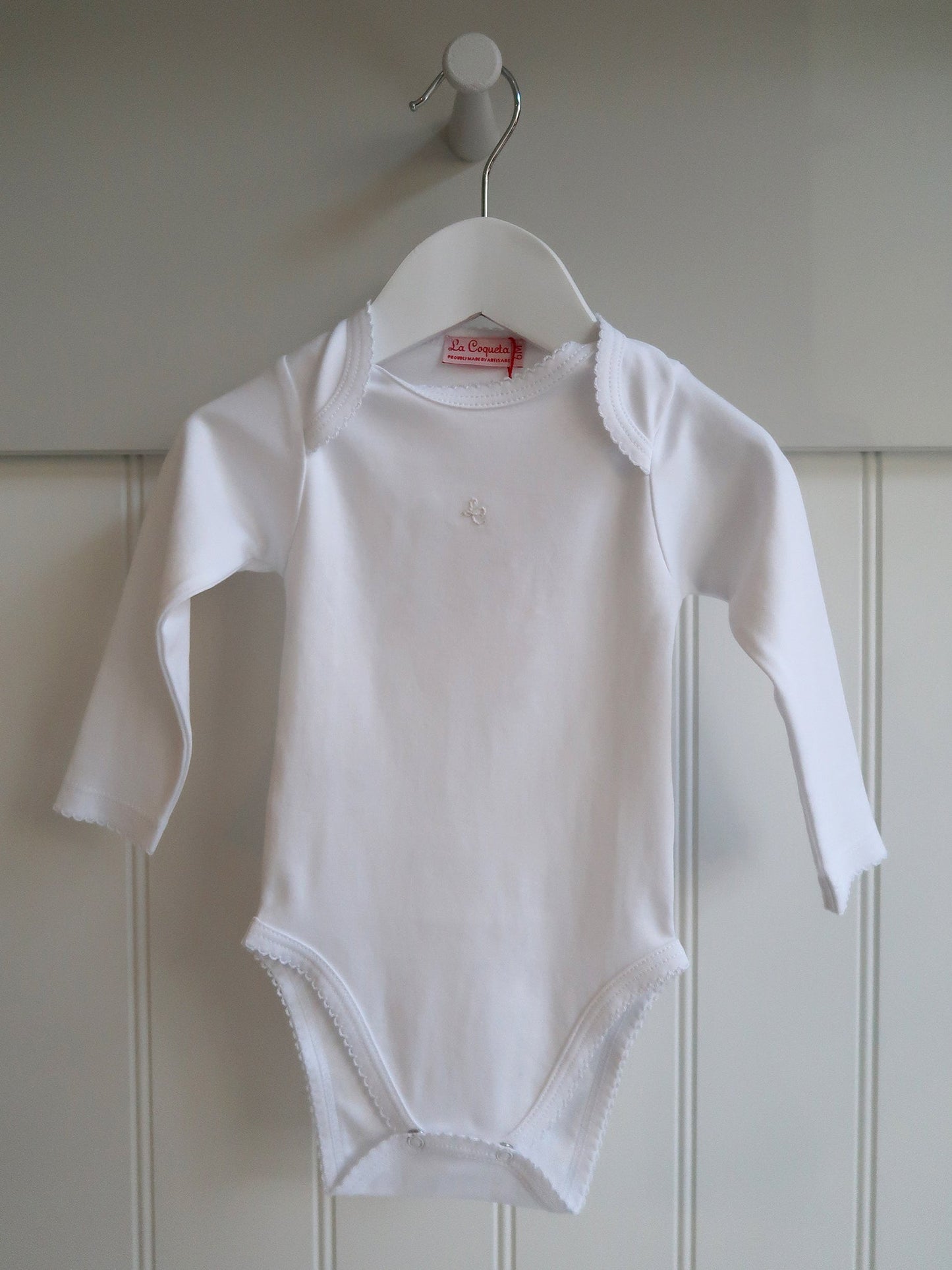 White Lonza Baby Bodysuit