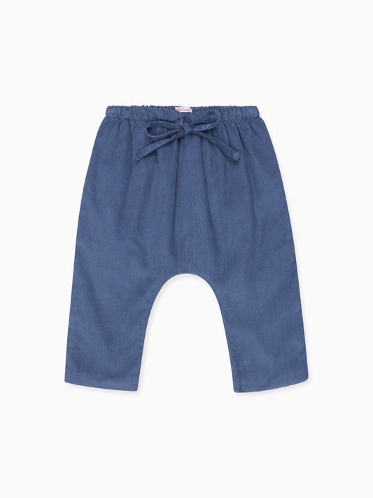 Blue Alex Corduroy Baby Pants