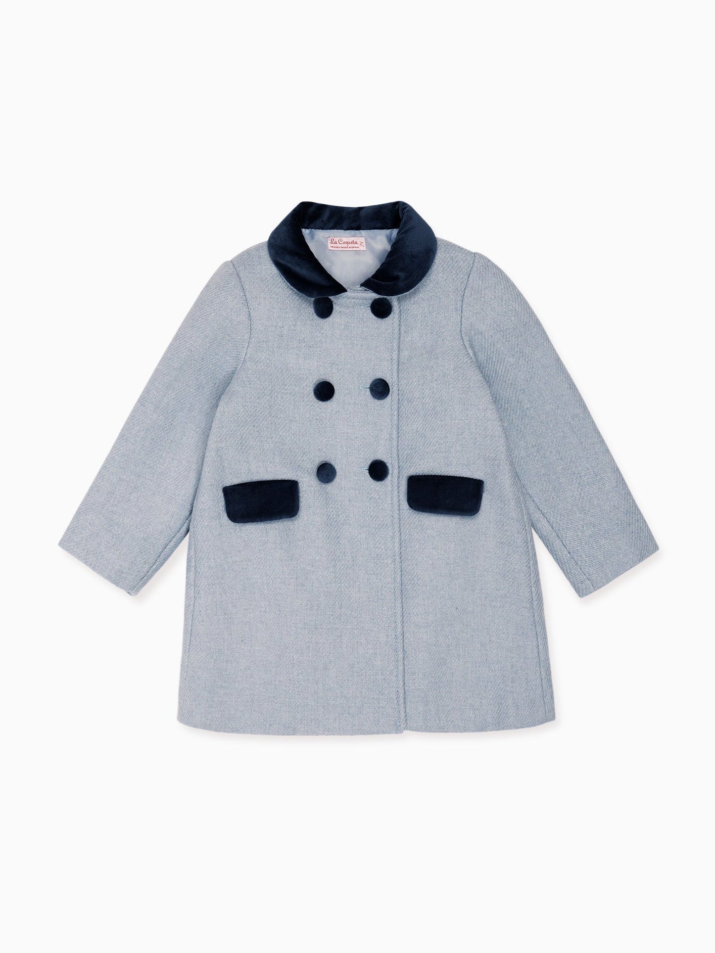 Dusty Blue Arrieta Girl Coat
