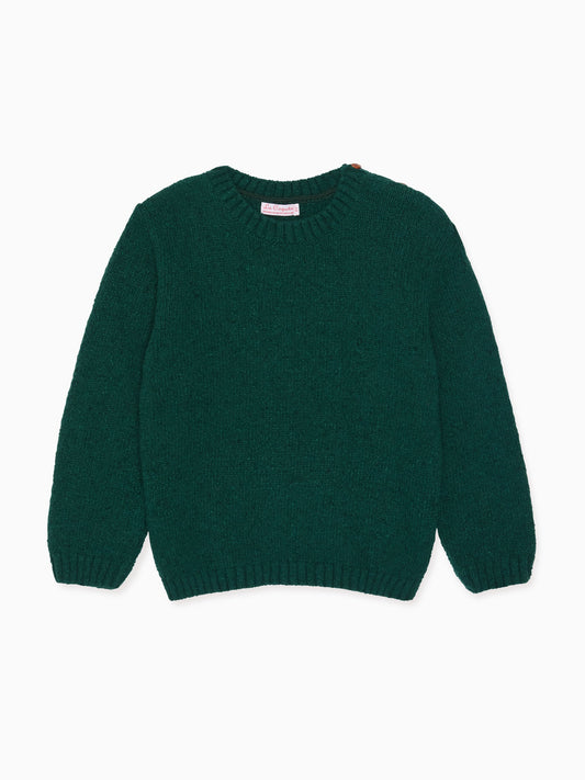 Forest Green Bromo Merino Boy Sweater