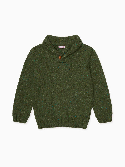 Olive Green Goyo Merino Boy Sweater