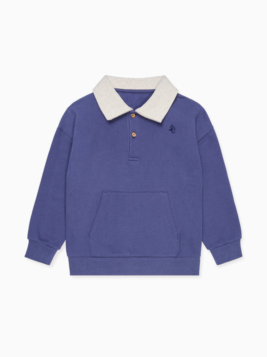 Dark Blue Ivan Kids Sweatshirt