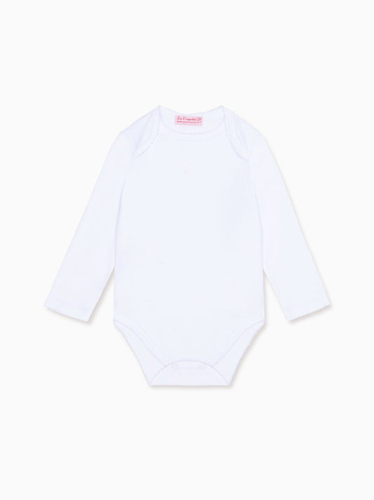 White Lonza Baby Bodysuit
