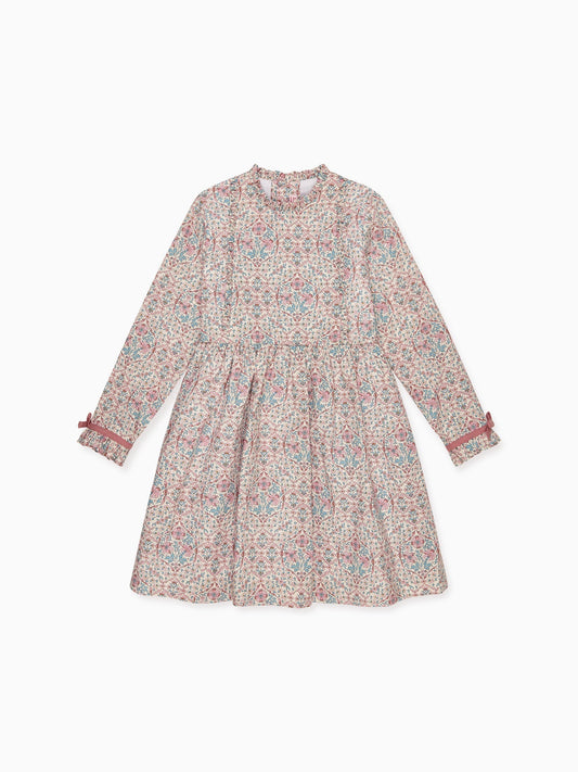 Pink Floral Rosaura Liberty Girl Dress